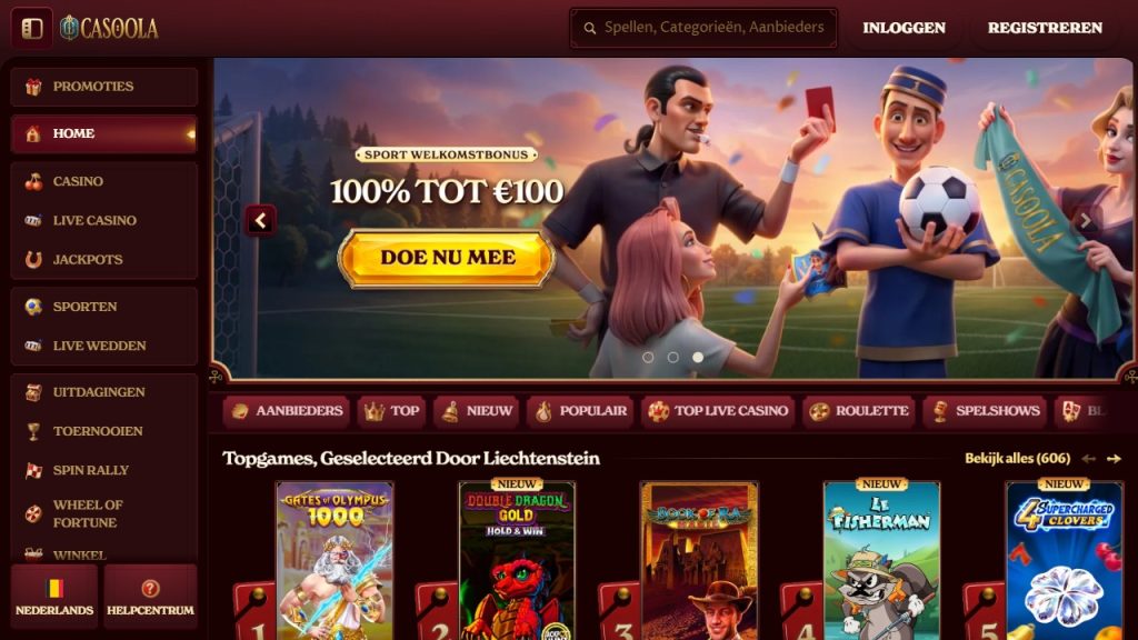 homepage van casoola casino zonder cruks